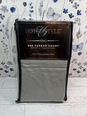 Hotel Style_600 Thread Count Pillow Cases King Size Set of 2